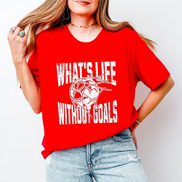 

Футболка What's life without goals с коротким рукавом Simply Sage Market, Red, Зеленый, Футболка What's life without goals с коротким рукавом Simply Sage Market, Red