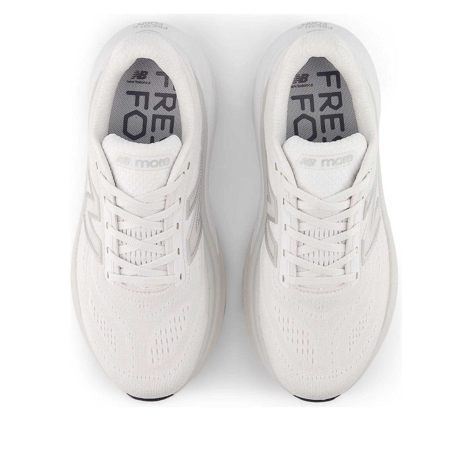 Кроссовки (WMNS) New Balance Fresh Foam X More v6 'White Grey Matter' — фото 3