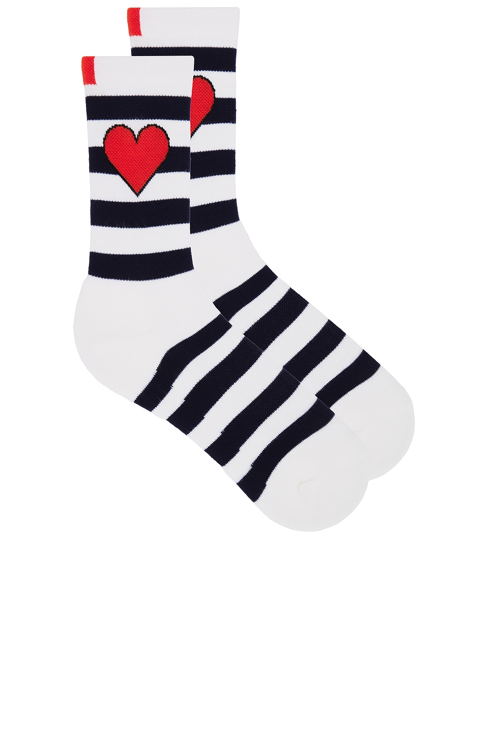 

Женские носки с сердечком для регби Kule, white & navy
