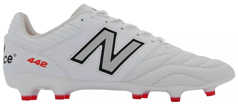 Футбольные бутсы New Balance 442 v2 Pro FG, белый/красный