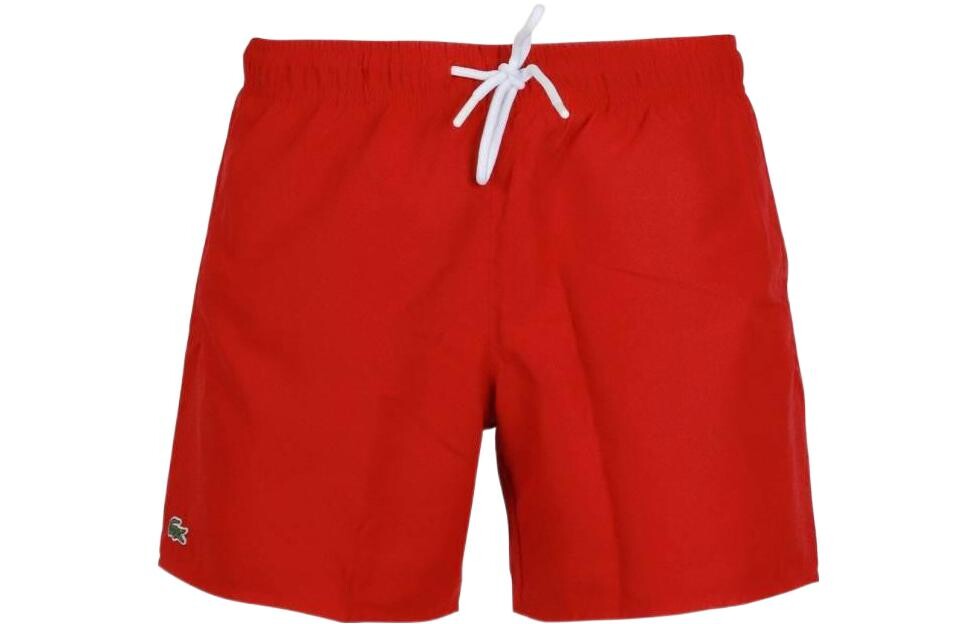 

Повседневные шорты мужские красные Lacoste, красный
