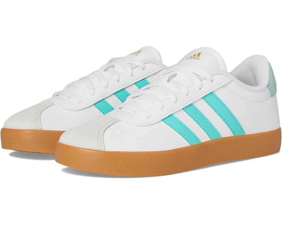 

Кроссовки adidas Kids VL Court 3.0 Shoes, цвет White/Flash Aqua/Alumina