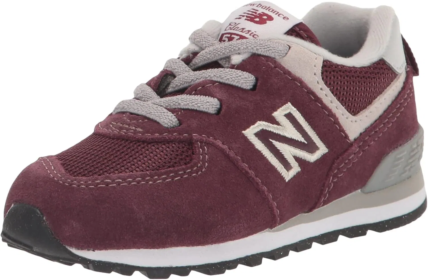 Кроссовки детские New Balance 574 New-b V2, Burgundy/White