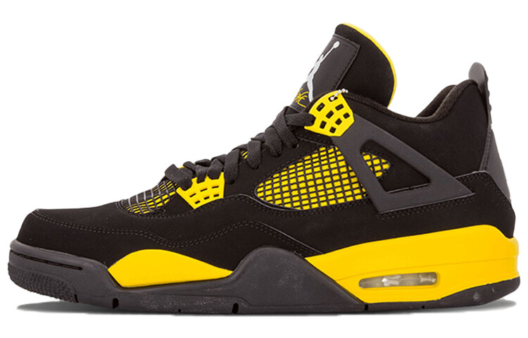 

Кроссовки JORDAN 4 Retro Thunder 2012, Черный, Кроссовки JORDAN 4 Retro Thunder 2012