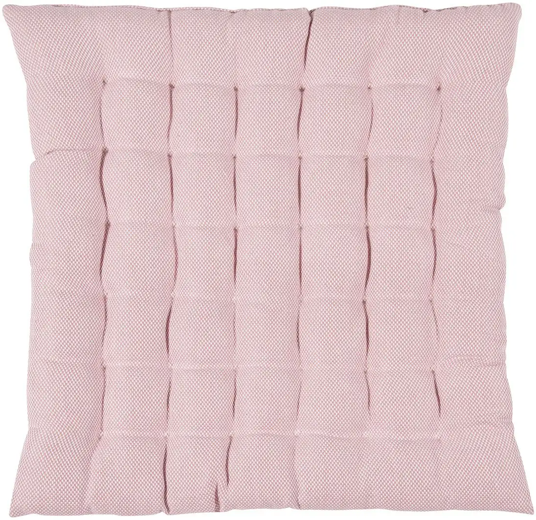 

Подушка сиденья PAD "Ризотто", ручная работа 40х40 см, цвет dusty pink + unifarben