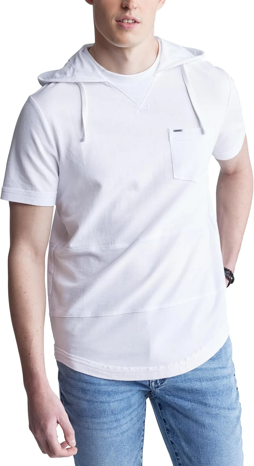 

Мужская худи Buffalo David Bitton с коротким рукавом из френч тери