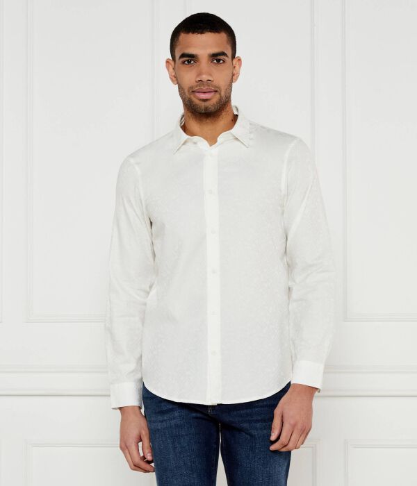 

Рубашка Regular fit Armani Exchange, экрю