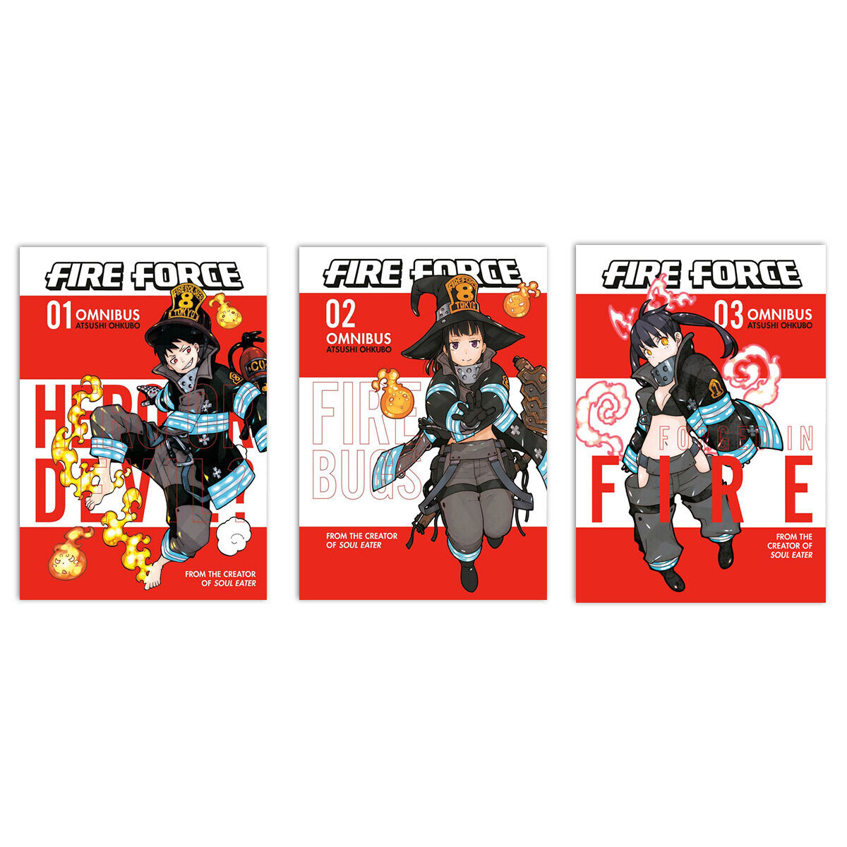 

Манга Fire Force Manga Omnibus (1-3) Bundle