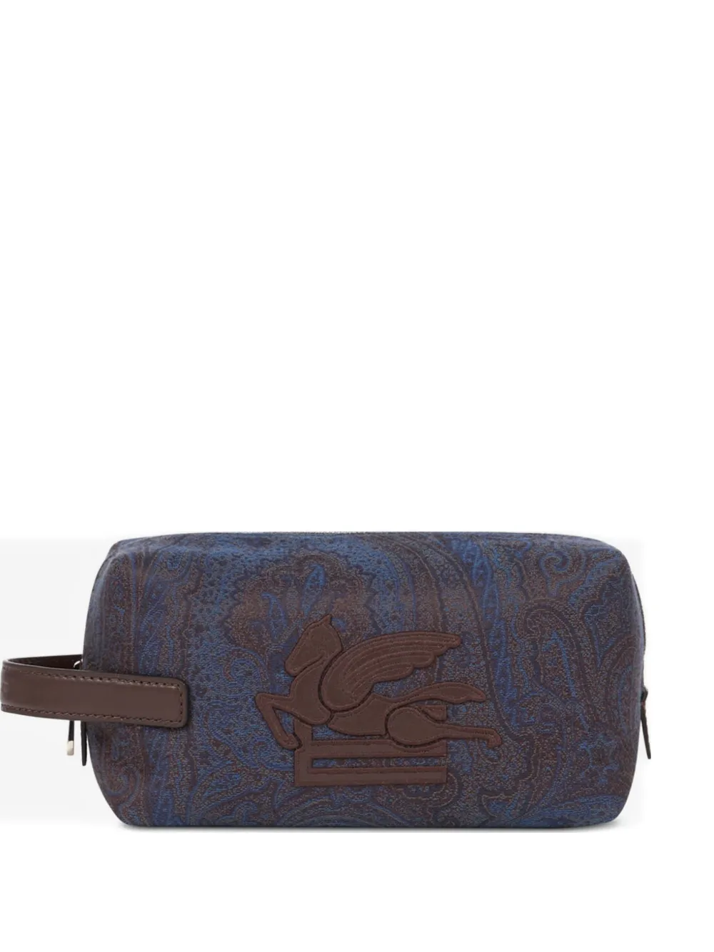 

Маленький жаккардовый косметичка ETRO, синий