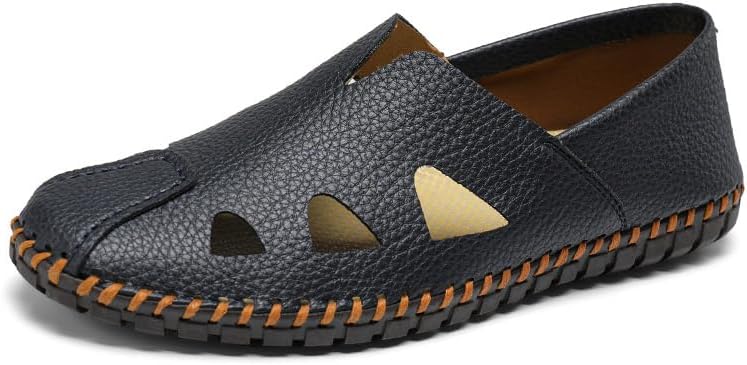 

Мужские лоферы из натуральной кожи с мягкой подошвой, противоскользящие водительские туфли, мягкие и легкие для ходьбы, модная повседневная обувь Asifn, синий