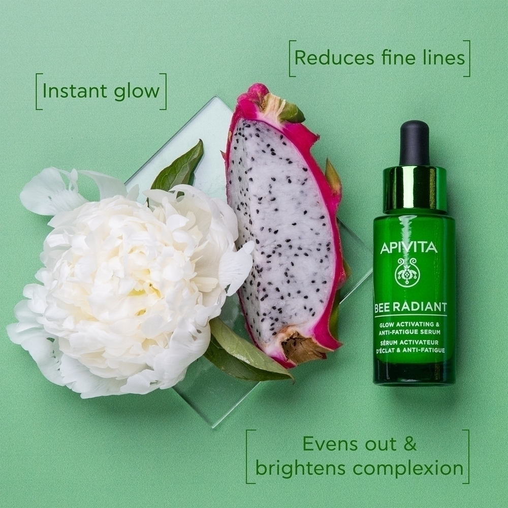 Сыворотка Apivita — Bee Radiant, увлажняющая с эффектом сияния и антивозрастным эффектом, 30 мл — фото 2