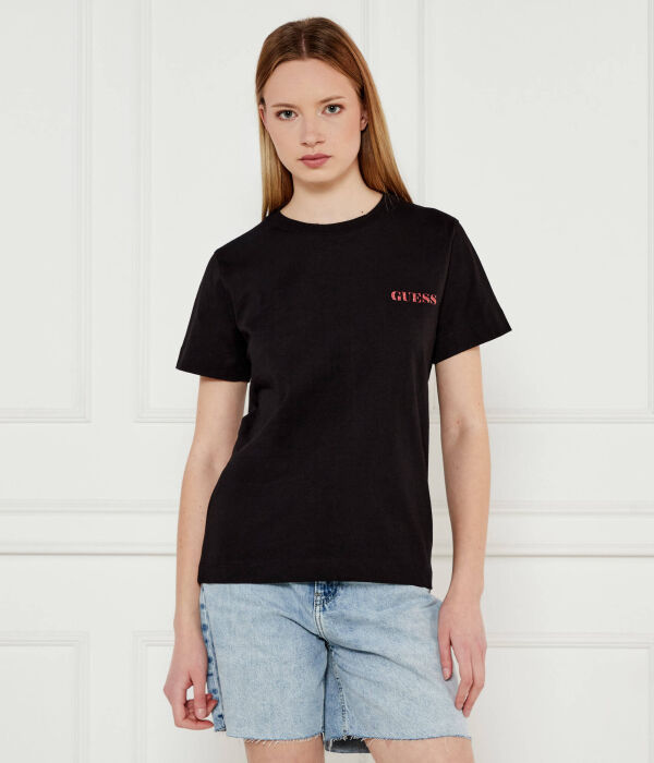 

Американская футболка Regular fit Guess Jeans, черный