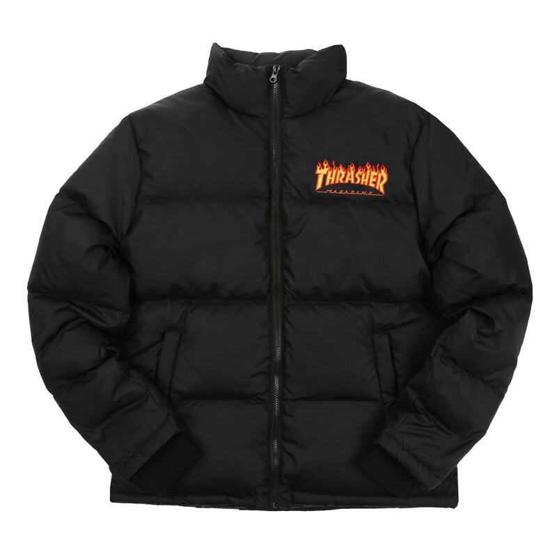 

Пуховик унисекс Thrasher, черный