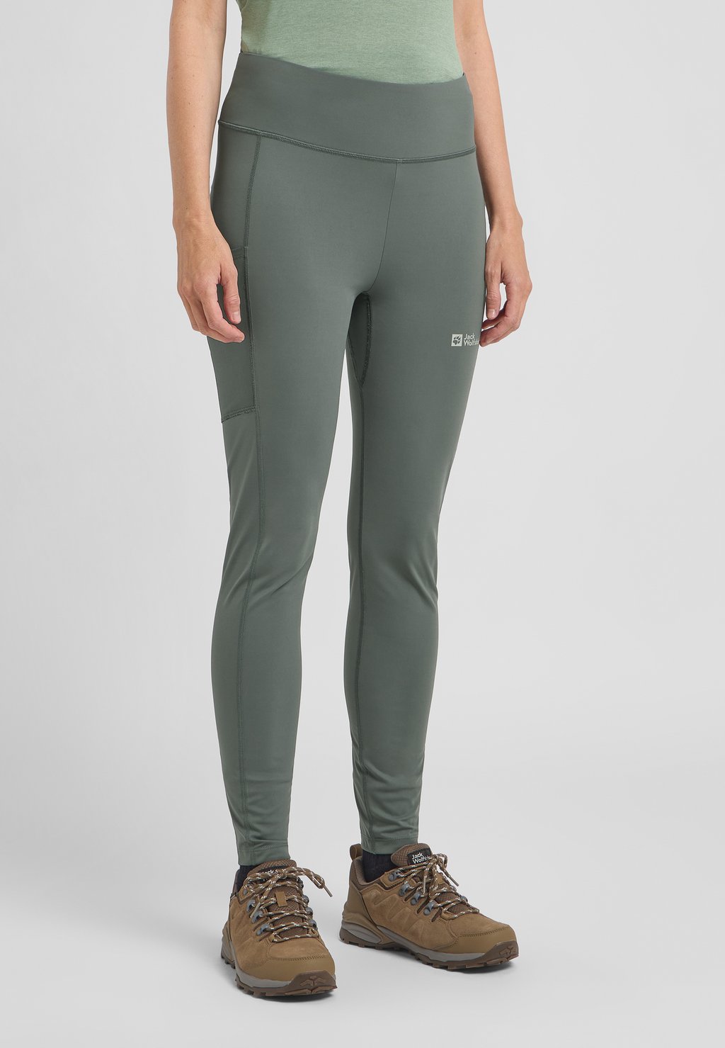 

Леггинсы KLINTAL Jack Wolfskin, цвет Slate Green