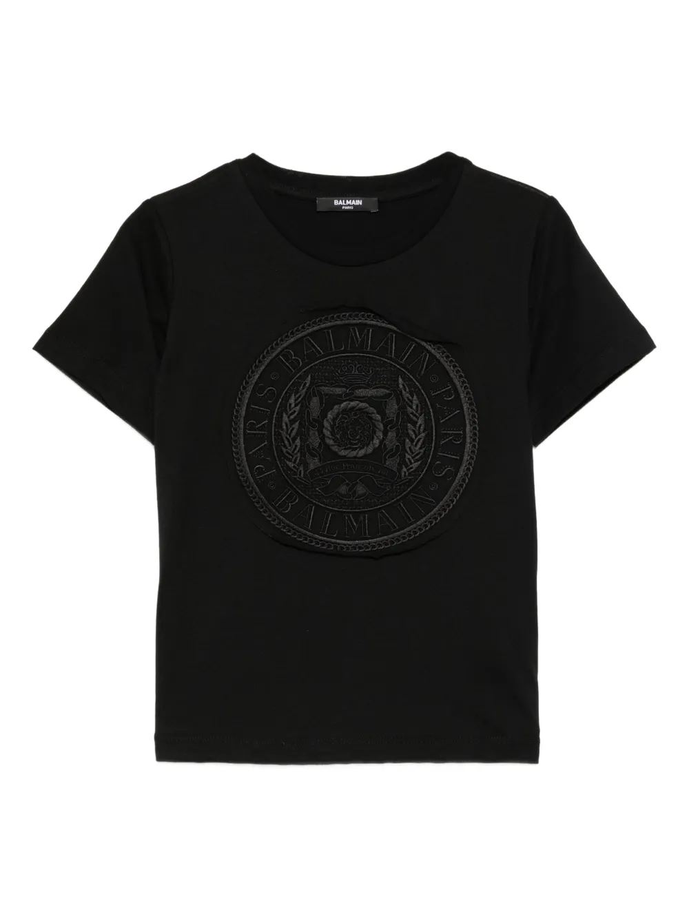

Футболка с логотипом Balmain Kids, черный