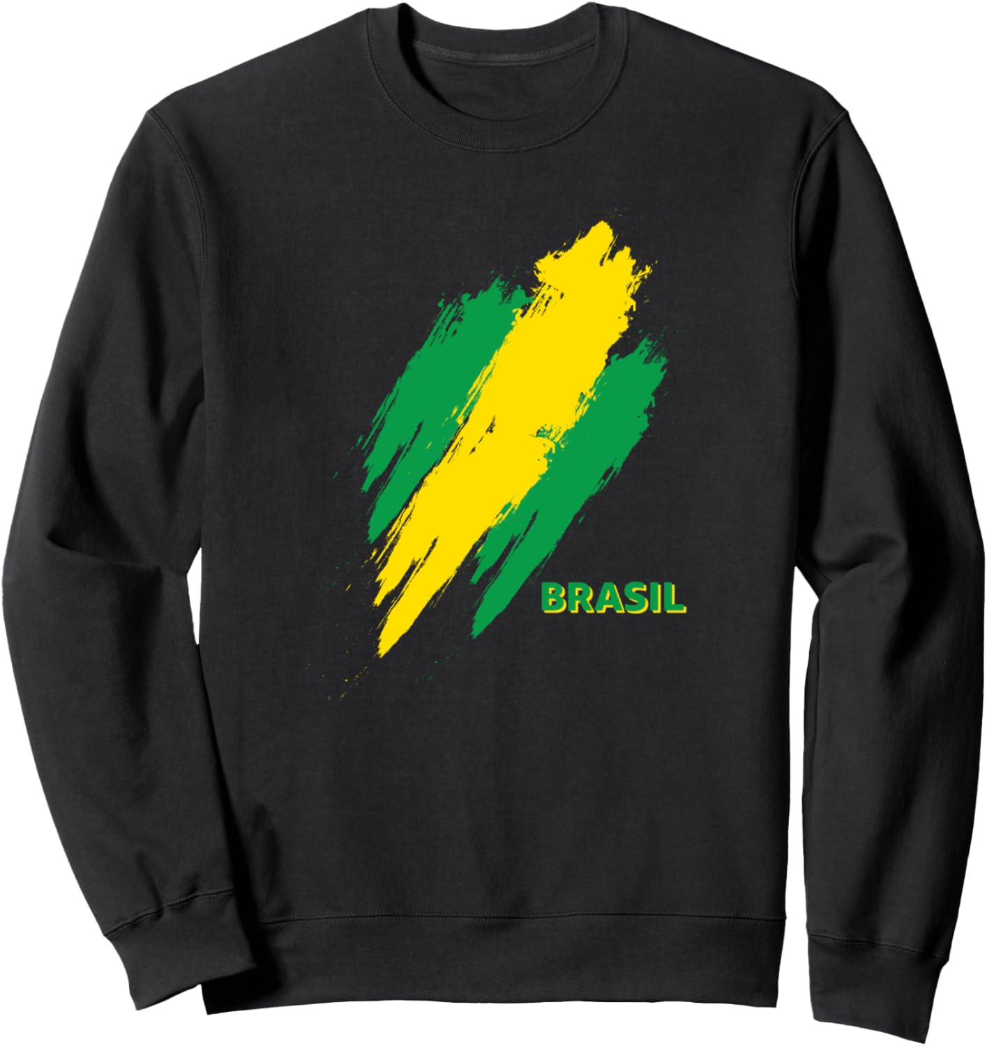 

Толстовка с флагом Бразилии Brasil, черный