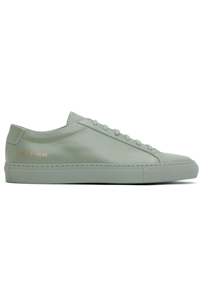

Оригинальные кроссовки Achilles low Common Projects, зеленый