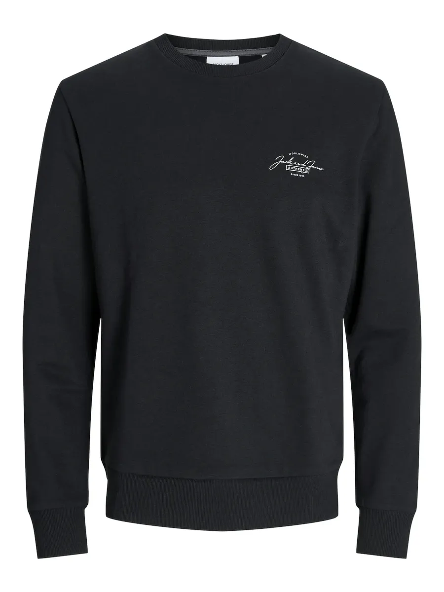 

Толстовка Jack & Jones "JJFERRIS SWEAT CREW NECK", черный