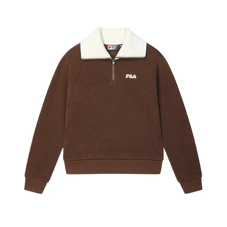 

Свитшот MODERN HERITAGE женский Dark Rock Umber FILA, Dark Rock Umber-Bn