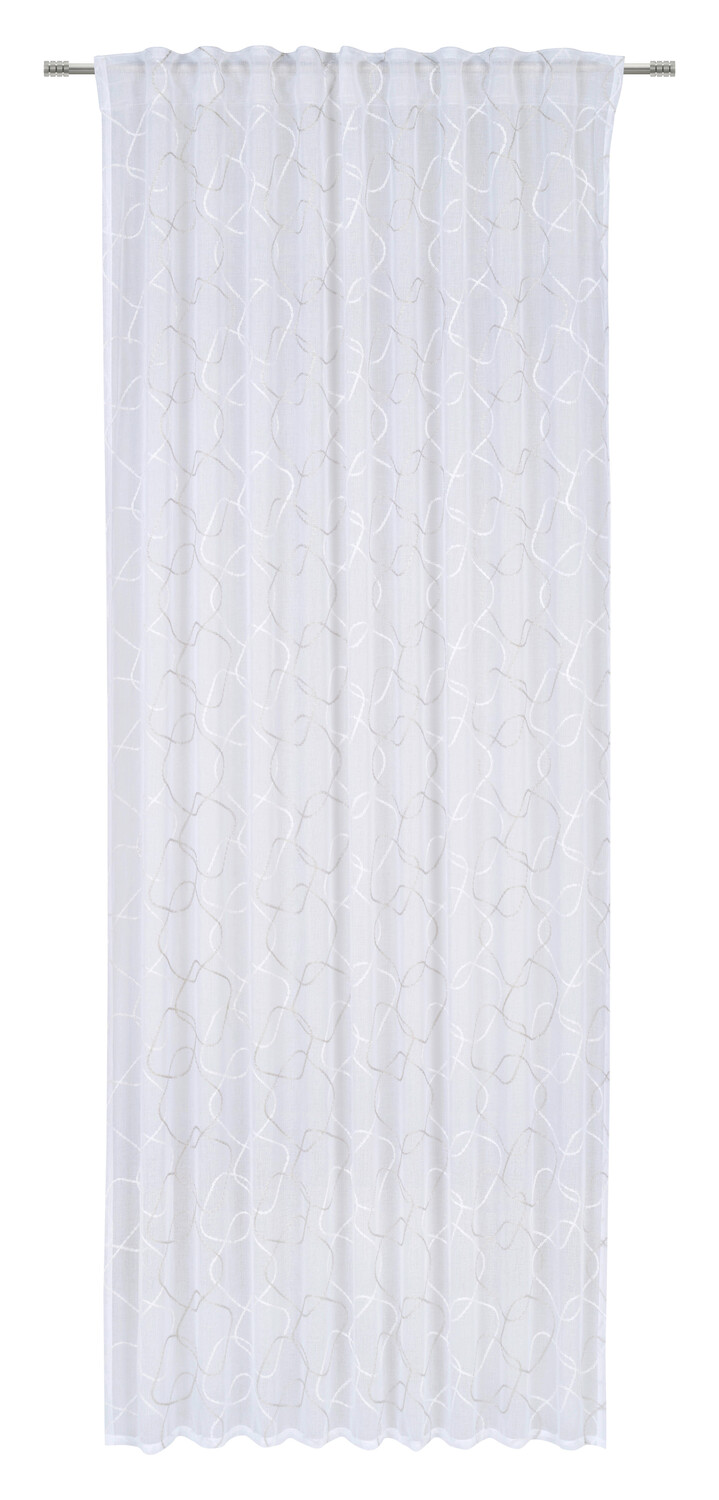 

Штора Esposa, 140x245 см, белый/светло-серый