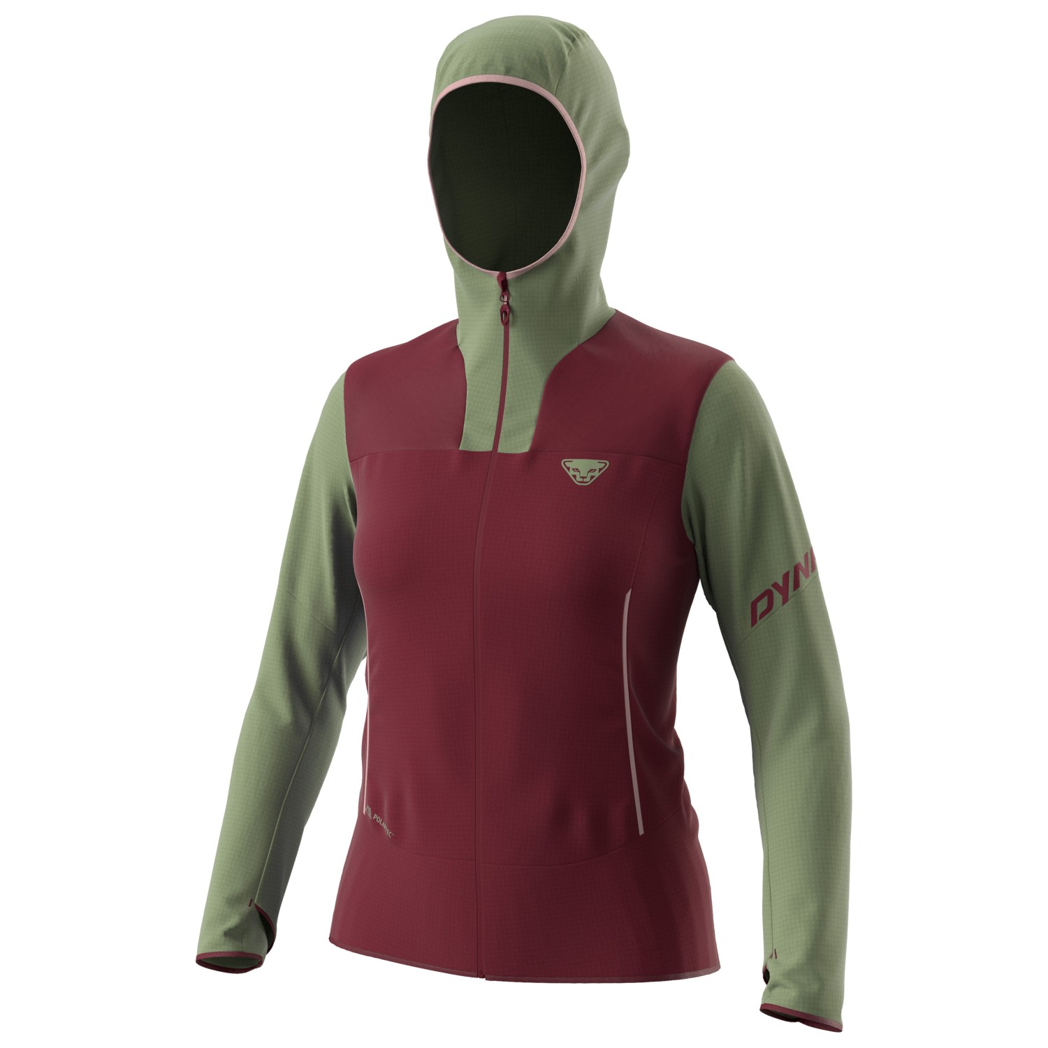 

Флисовая жилетка Dynafit Women's Traverse Polartec Hooded, цвет Sage/6560