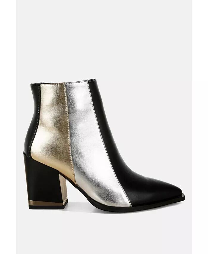 Сапоги Stemon Three Tone Block Heel London Rag, черный