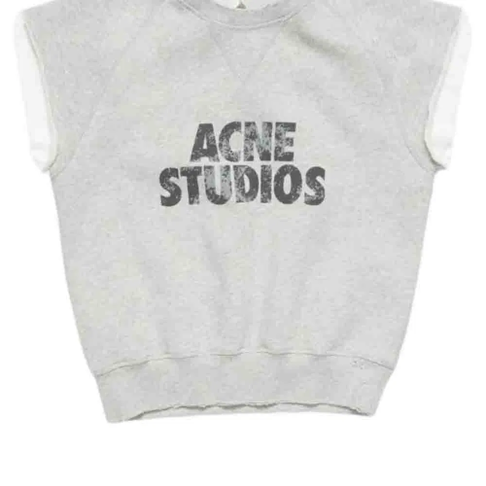 Топ без рукавов Acne Studios Light Gray — фото 4