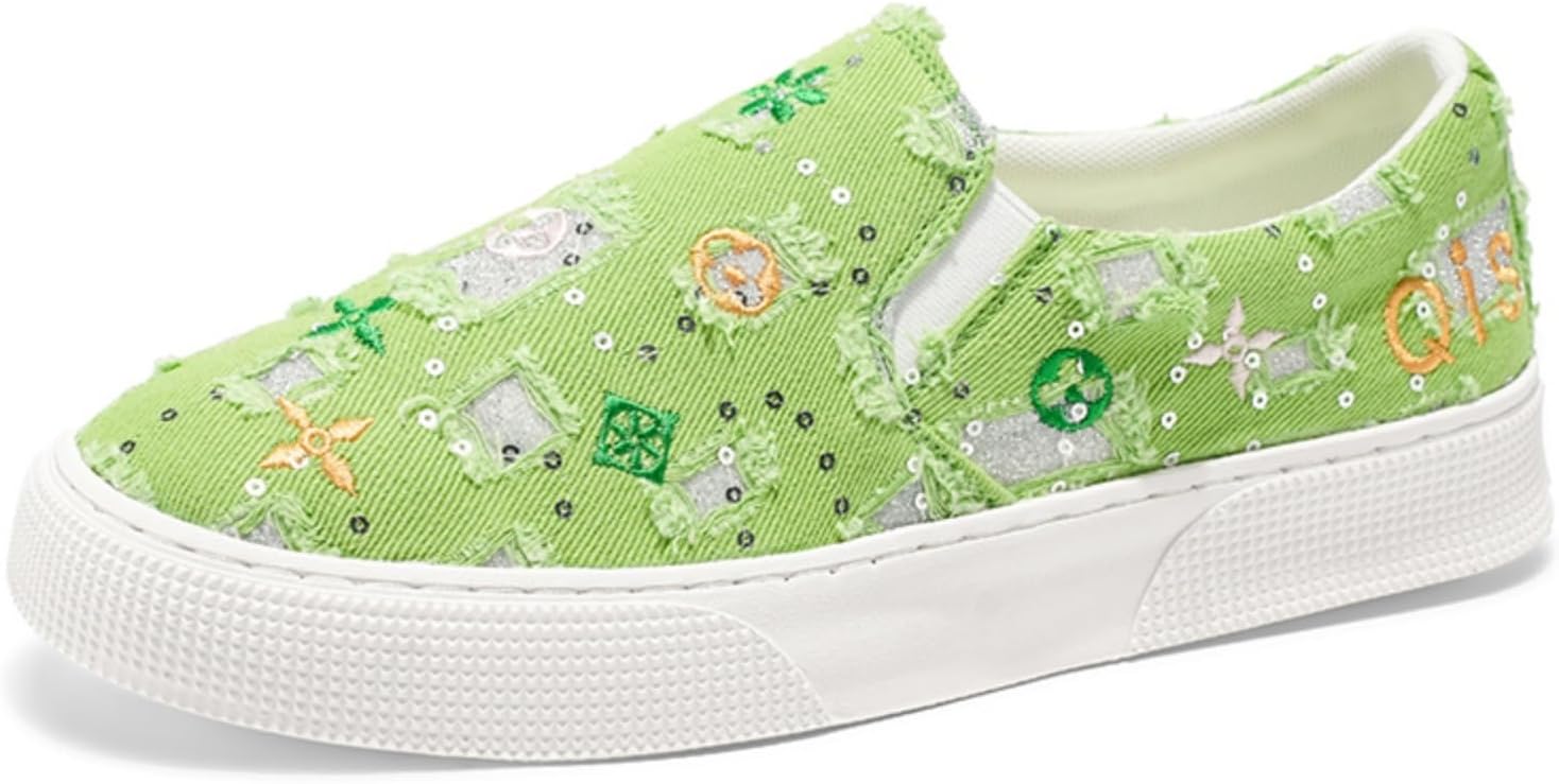 

Классические унисекс-кроссовки без шнурков- удобная и комфортная повседневная обувь для активного отдыха и активного времяпровождения Kpdwfms, зеленый