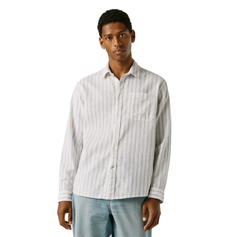 

Рубашка с длинным рукавом Pepe Jeans Phoontain, белый