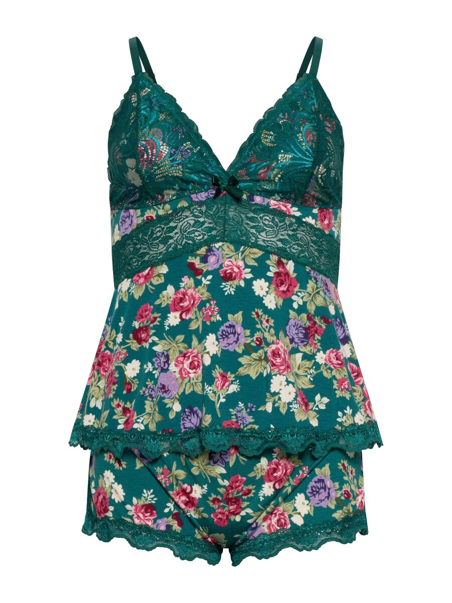 

Короткий пижамный комплект Orchibelle Lucia, зеленый