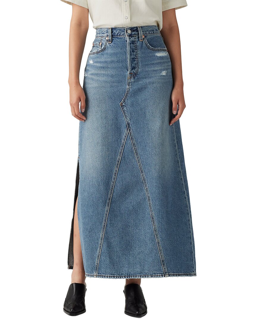 

Левис Классическая длинная юбка Levi's, синий
