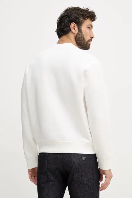 Худи Emporio Armani, бежевый — фото 3