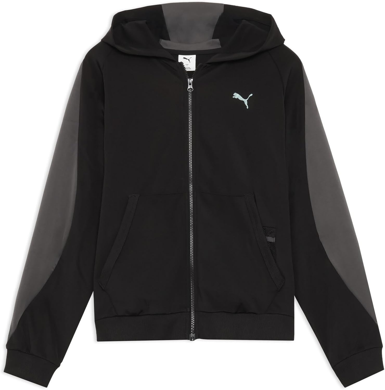 

Худи Puma TRN EDGE Knit FZ 528001 для мужчин, для тренировок в спортзале, быстросохнущая, черный