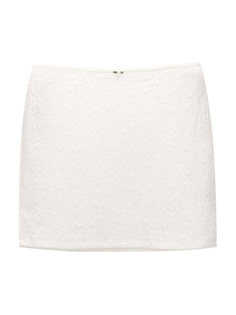 

Юбка мини Pull&Bear Skirt, белый