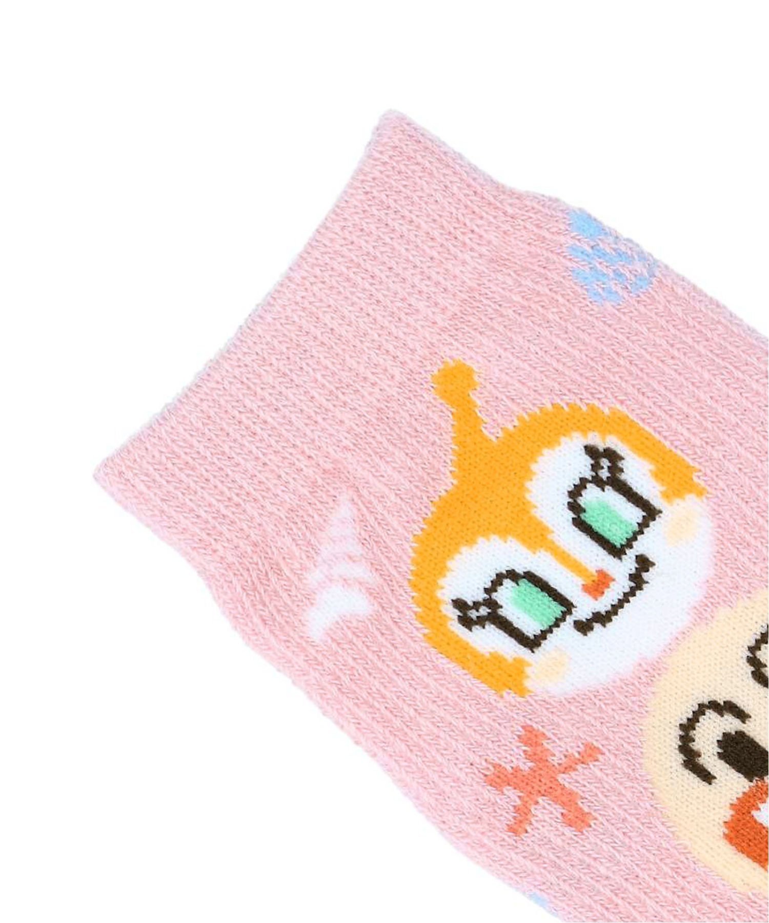 Детская коллекция ANPANMAN/(K) Короткие носки из сетчатой ткани с узором в виде ракушек Anpanman Kids Collection, pink — фото 2
