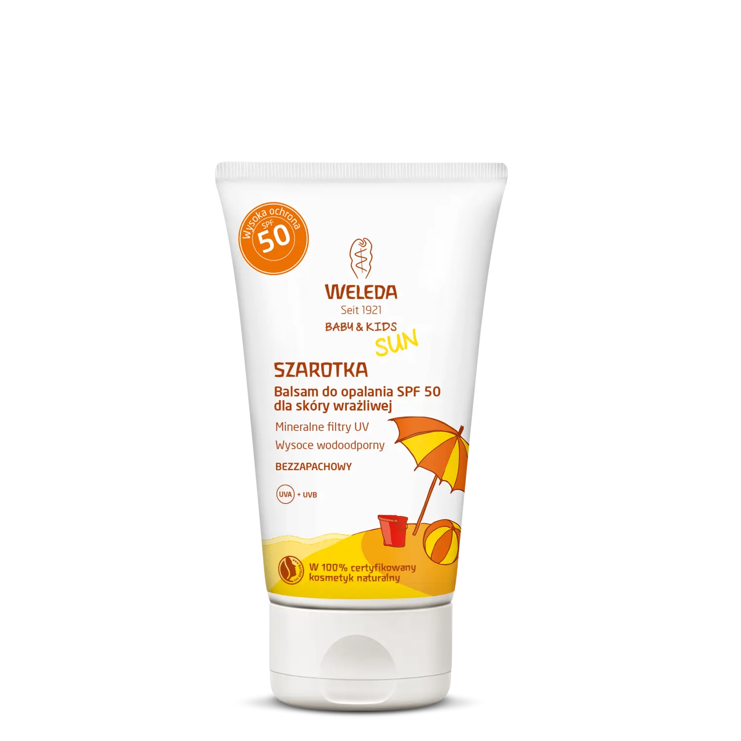 

Лосьон для тела с spf50 для детей Weleda Baby&Kids Sun Szarotka, 50 мл