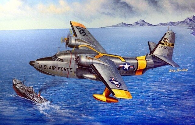 

Комплект модели HU16A Альбатрос TRUMPETER