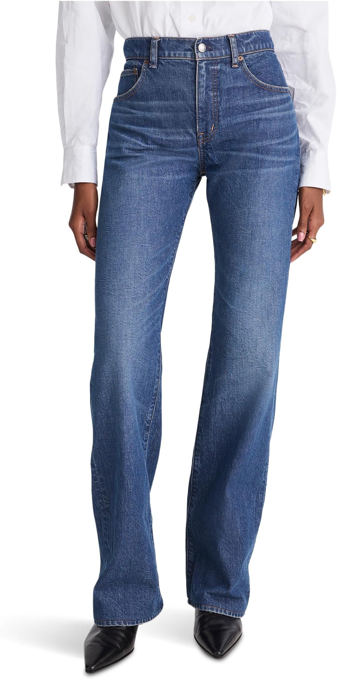 

Женские свободные джинсы Bootcut Madewell, Pleasantville Wash