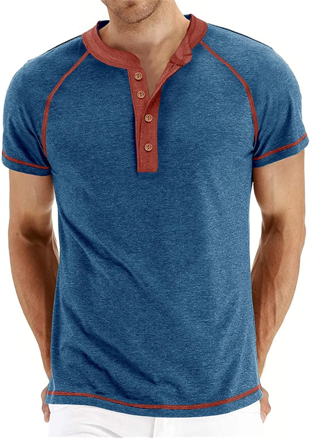 

Мужская повседневная хлопковая футболка-поло с коротким рукавом KGKQHKQ