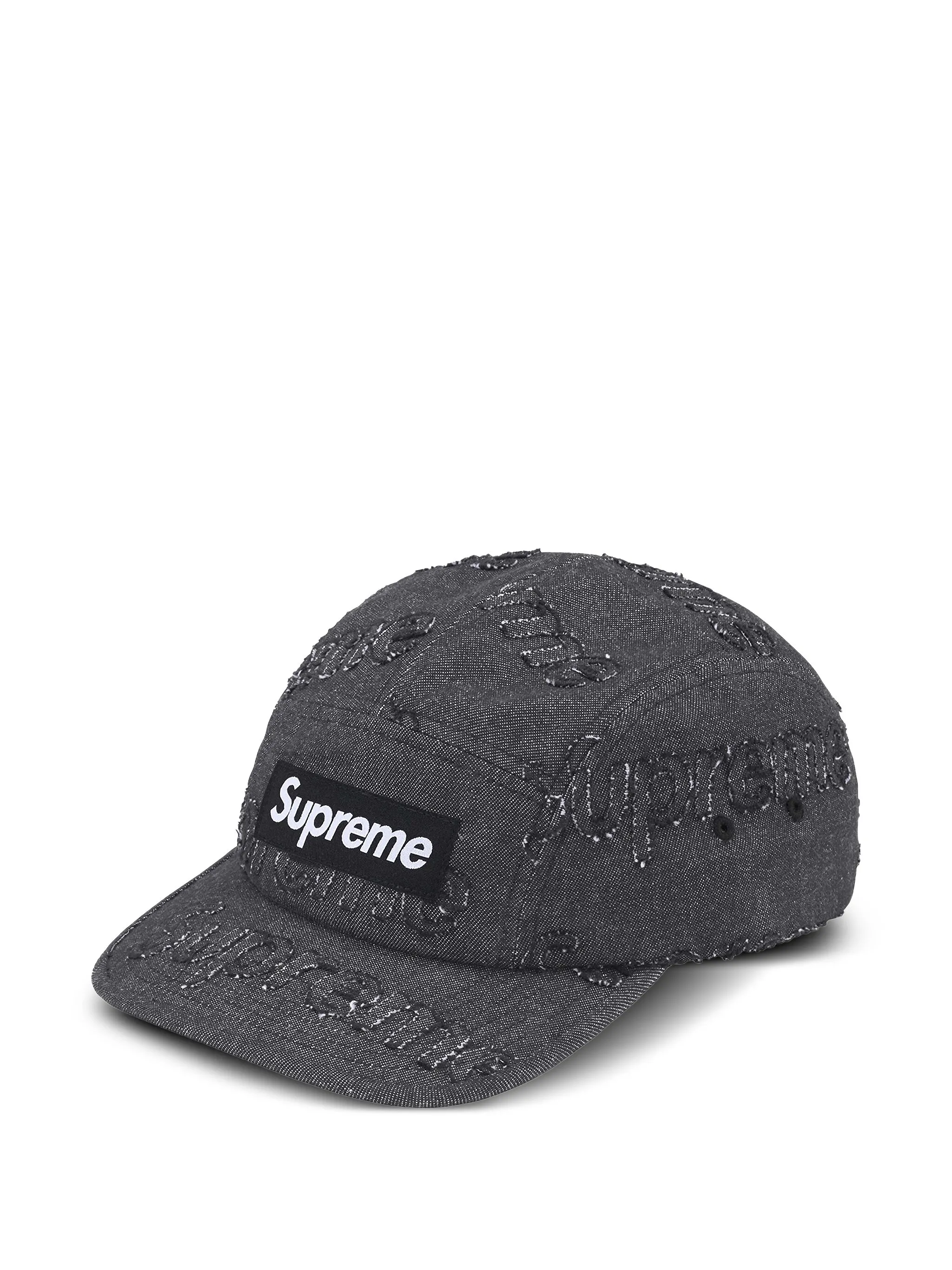 

Джинсовая кепка с логотипом Supreme, черный