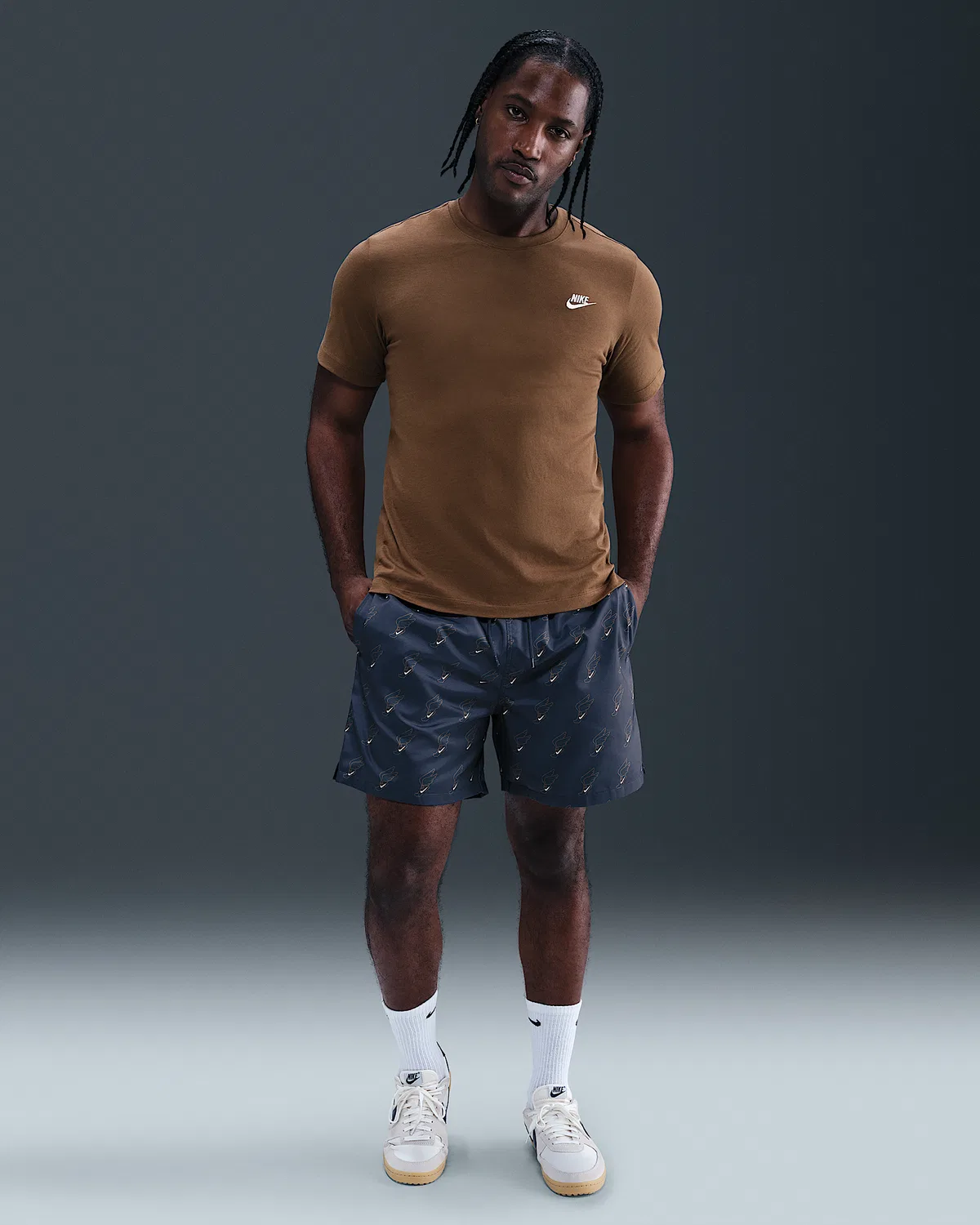 Мужские шорты Nike Club Flow, Thunder Blue