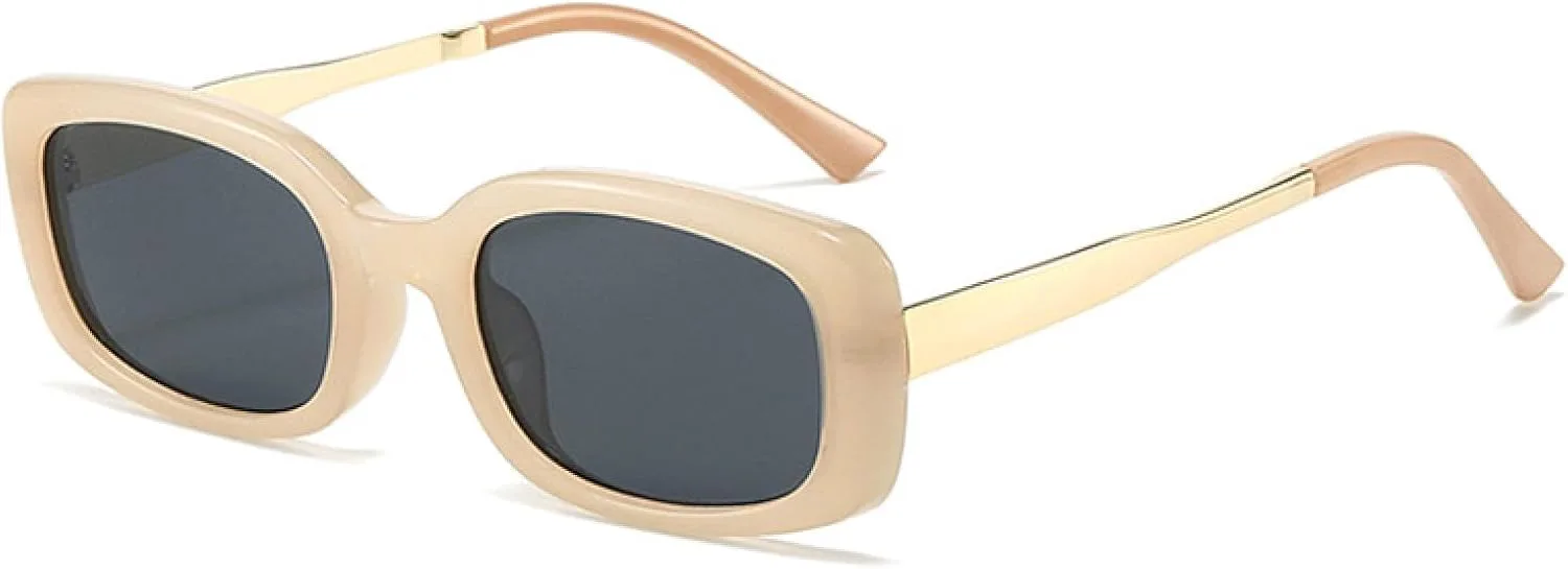 

Мужские солнцезащитные очки в стиле ретро с градиентным затемнением и защитой от УФ-излучения, женские модные очки с эффектом "желе" TVTBBVV, Jelly Champagne Grey