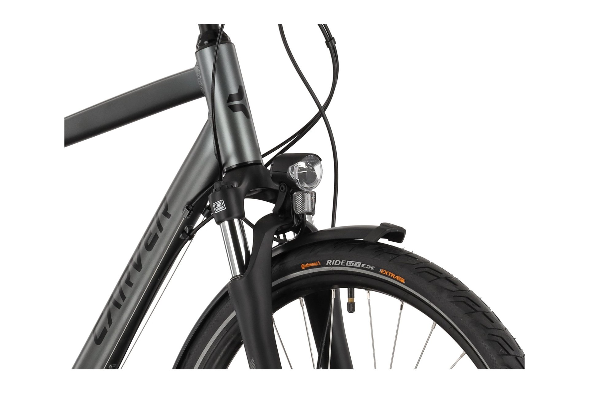 Треккинговый велосипед Carver Tour 110 - 28 дюймов - Diamant - 2024, цвет Grau|darkanthracite black red — фото 2