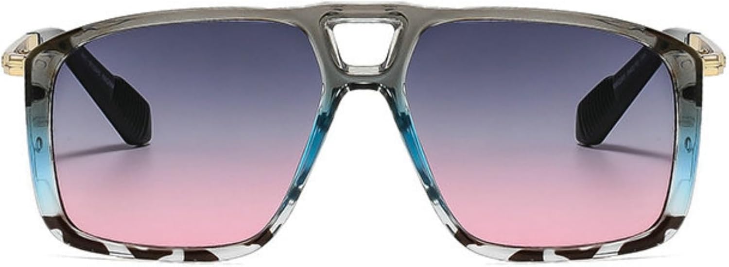 

Willochra Модные солнцезащитные очки-пилот большого размера для женщин и мужчин в стиле 70-х годов, металлическая квадратная оправа, солнцезащитные очки для женщин с защитой от УФ-излучения UV400, C6