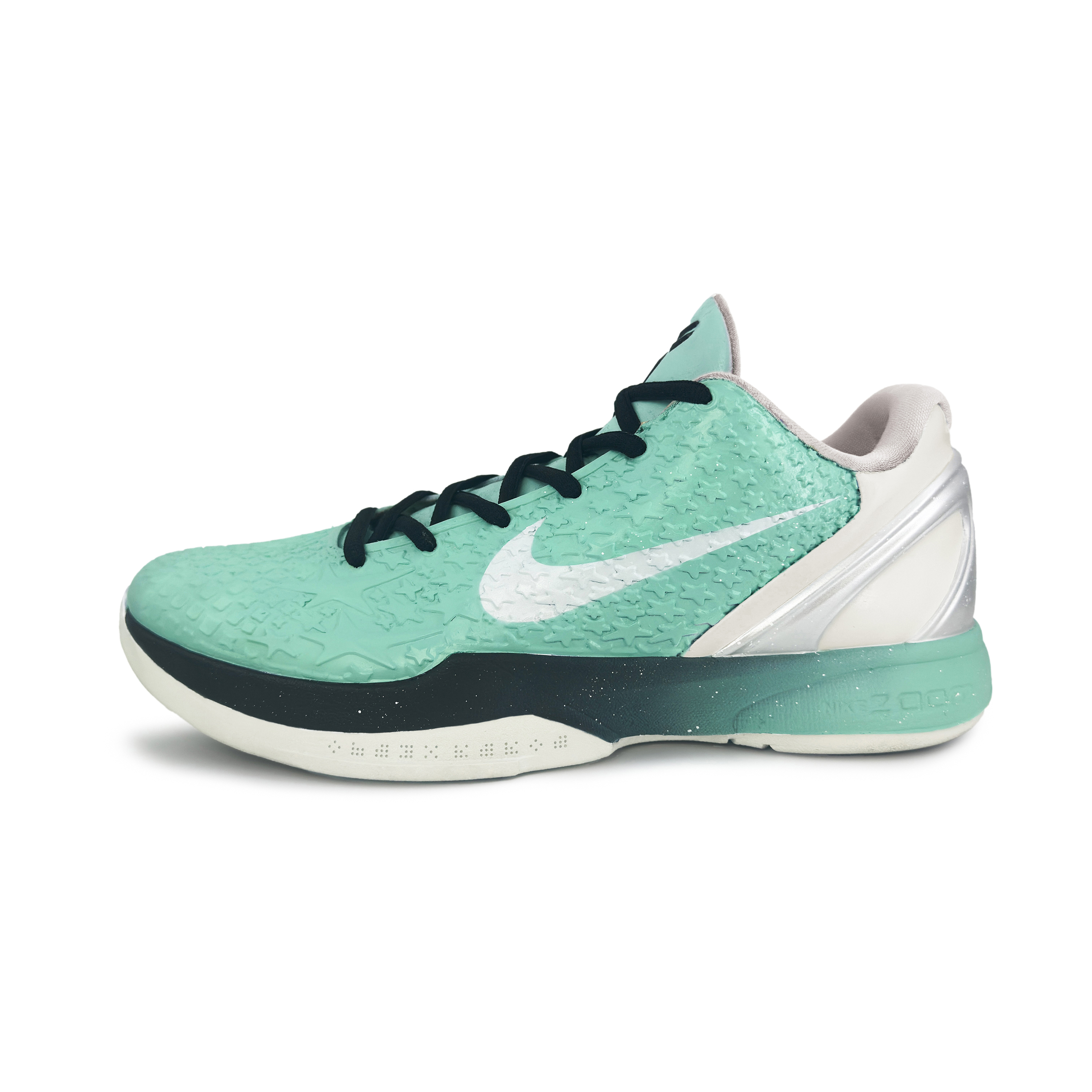 

Nike Баскетбольные кроссовки Zoom Kobe 6 мужские низкие, цвет зеленый/черный/белый