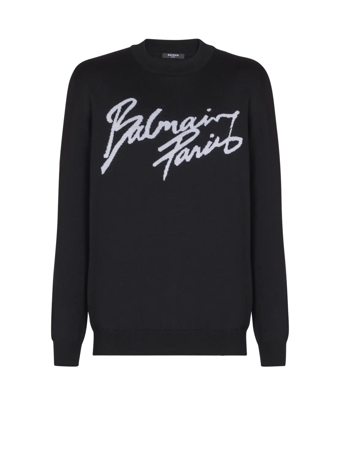 

Джемпер из мериносовой шерсти Balmain, черный