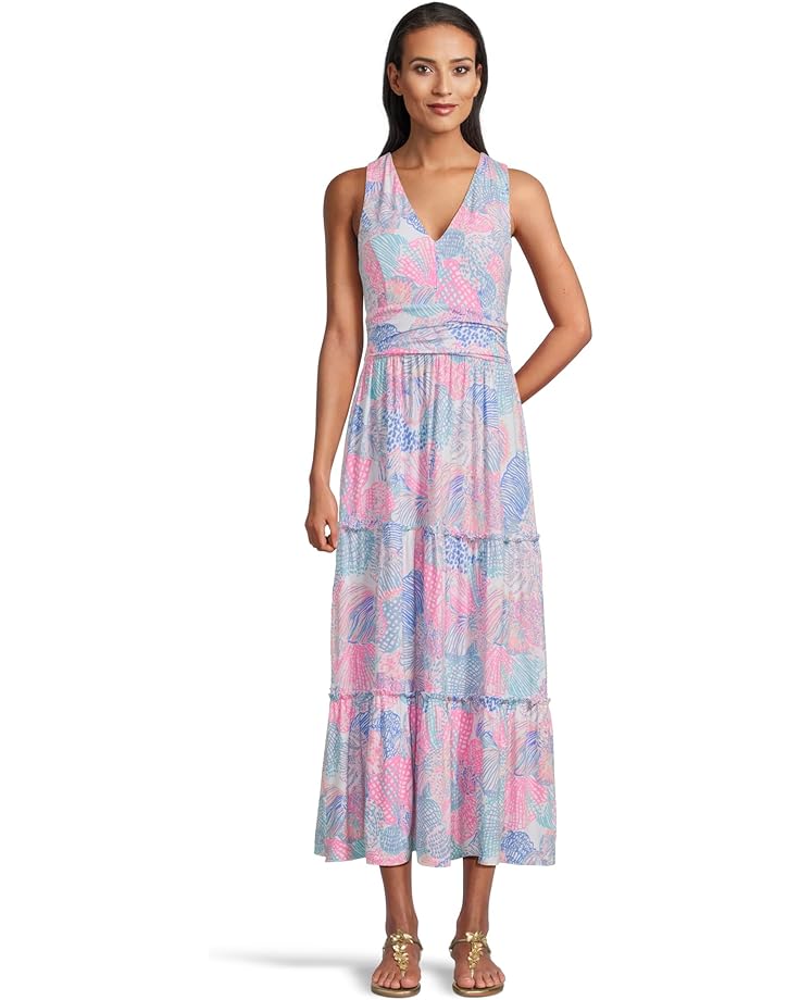 

Платье Lilly Pulitzer Skylar Midi Dress, цвет Multi Roar Of The Seas