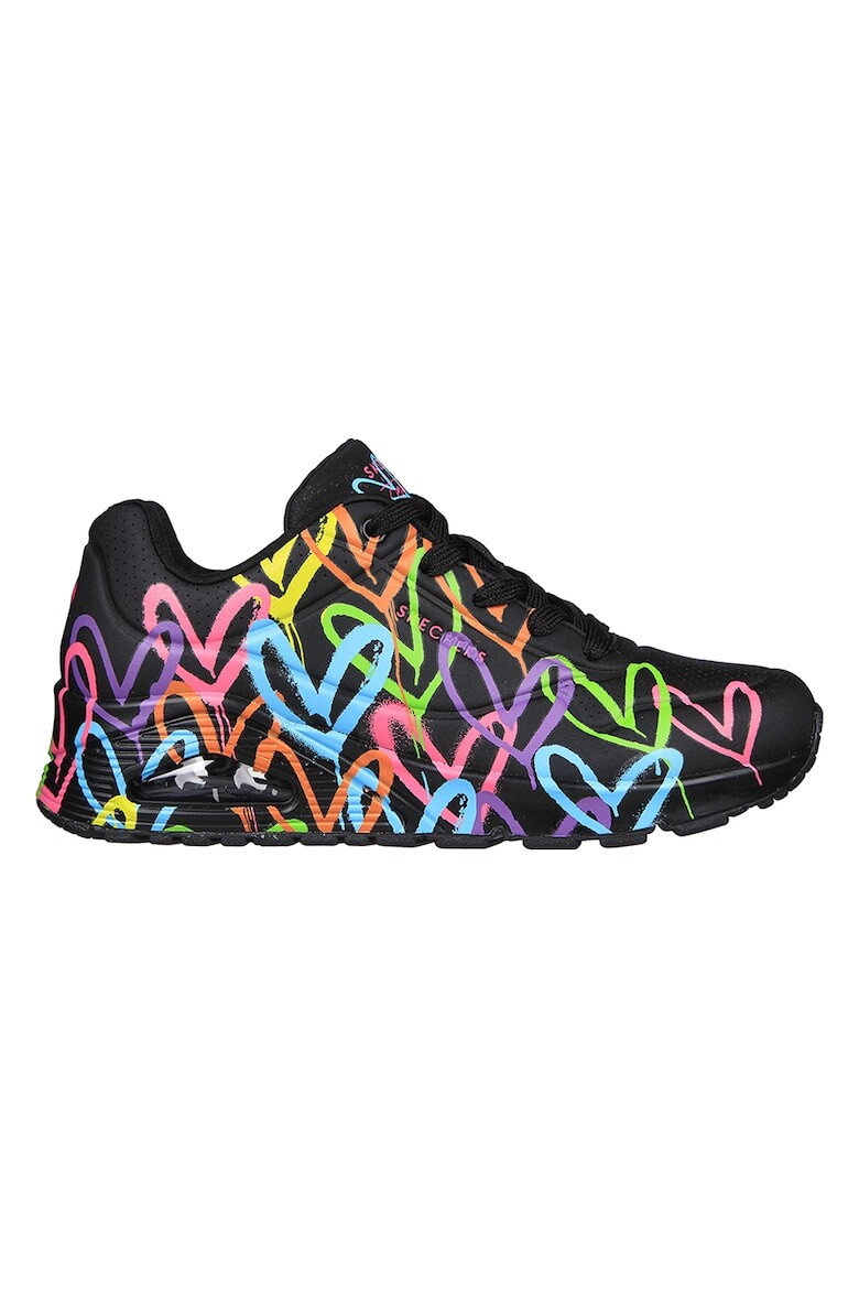 

Туфли Uno-Highlight Love из экокожи с контрастами Skechers, черный