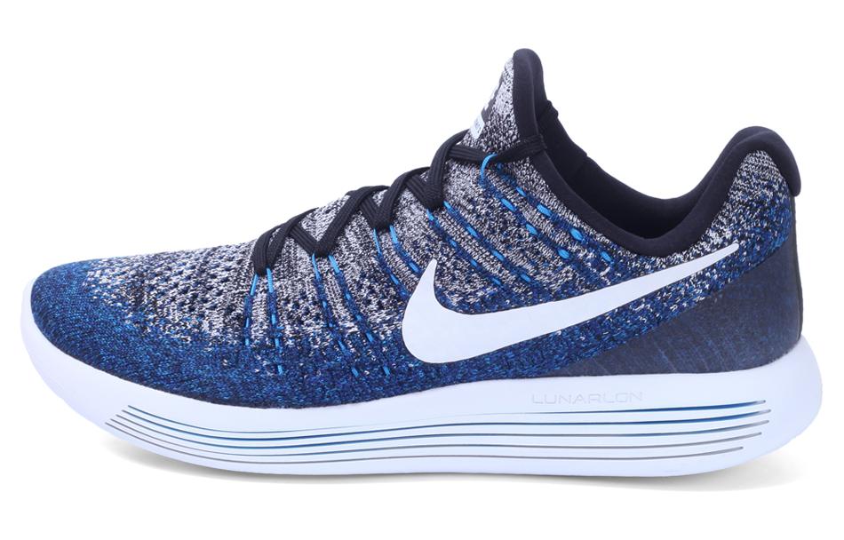 

Кроссовки мужские LunarEpic Flyknit 2 с низким верхом, синий/белый Nike