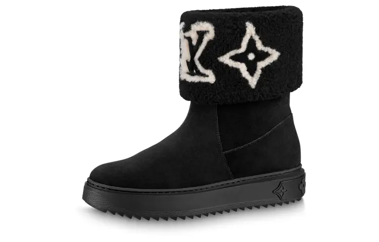 

Зимние ботинки женские черные Louis Vuitton